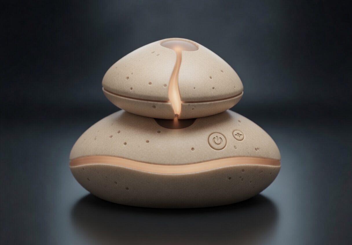 Original Offlo stone product concept with a warm light seam